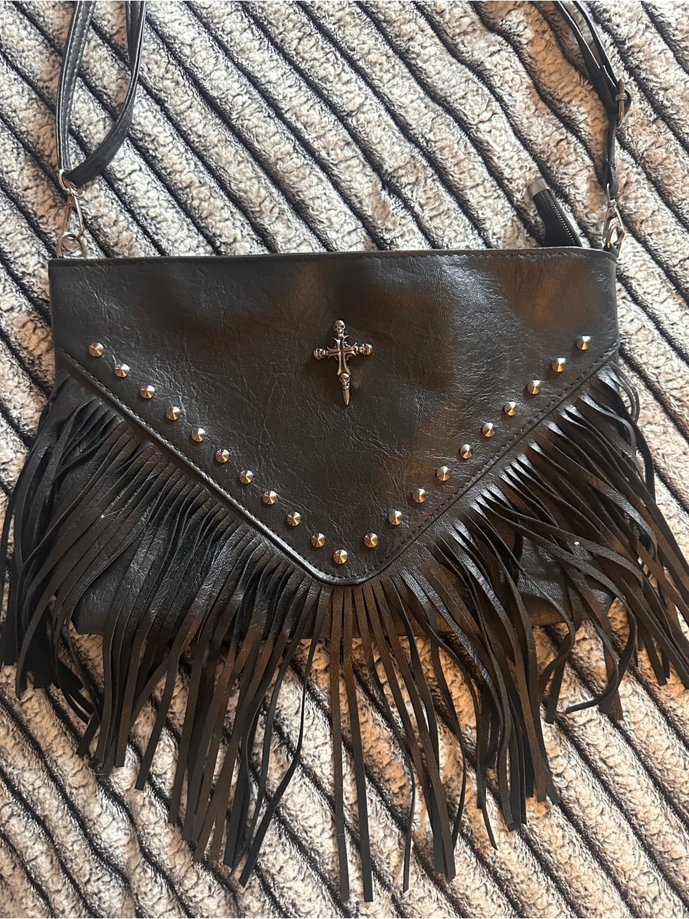 Black Skull Handbag